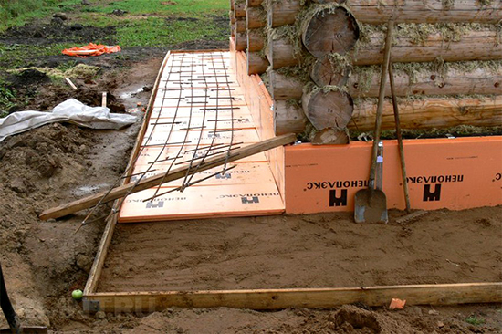 Как утеплить фундамент уже построенного деревянного дома снаружи своими руками: виды утеплителей
