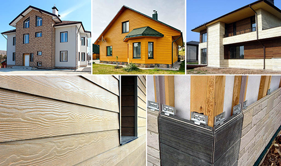 Многообразие панелей для отделки фасада коттеджей: выбираем правильно материал