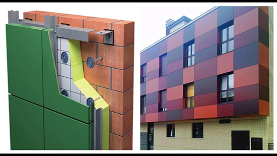 Особенности вентилируемых металлических фасадов